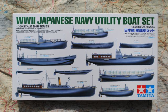 Tamiya 78026 WWII Japanese Navy Utility Boat Set